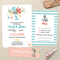 Dotty about Paper - Beach Wedding Stationery - Thumbnail