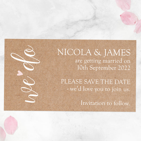 Save the Date card