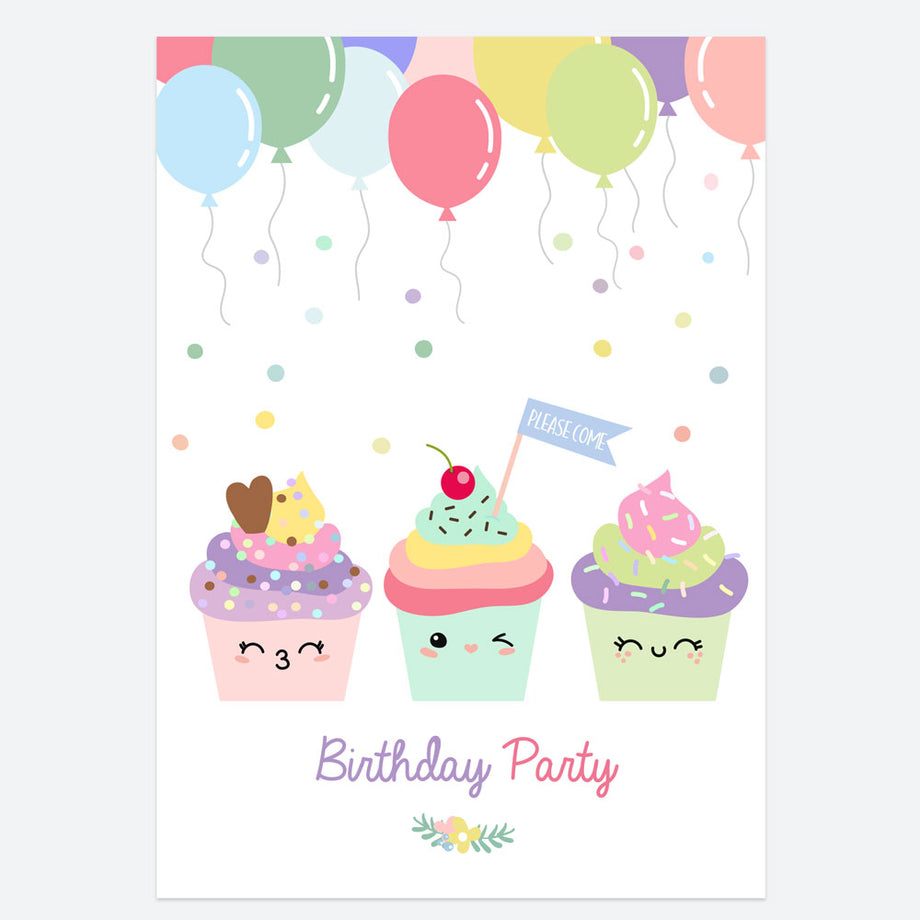Easy Birthday Party Cupcakes | Tutorial - YouTube