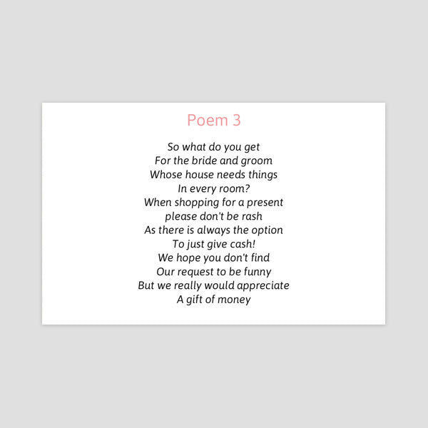 Botanical Heart - Gift Poem Cards