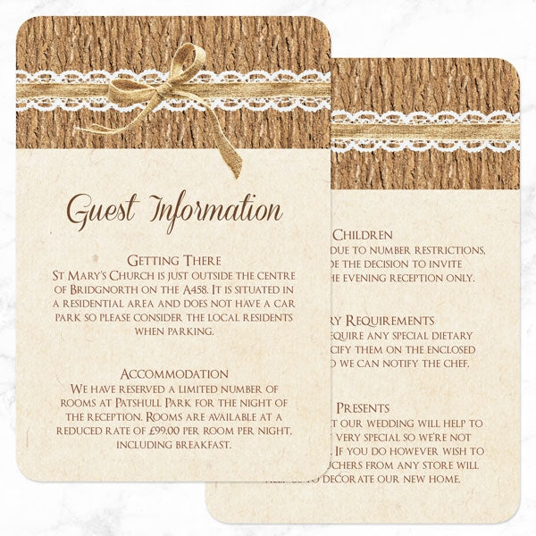 Forest Love - Boutique Evening Invitation