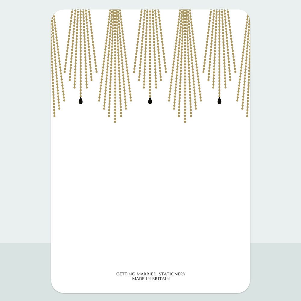 Gatsby - Wedding Invitation & Information Card Suite