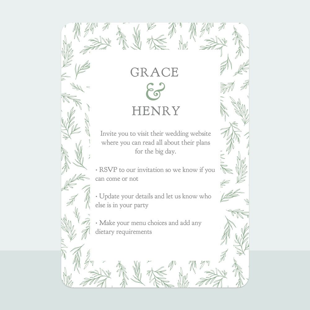 Dainty Leaf Border Suite Sample