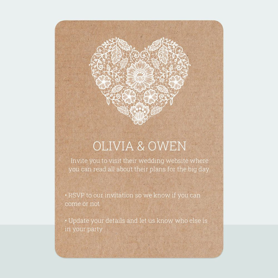 Heart sale wedding invitations