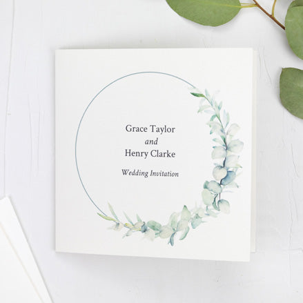 Greenery Garland - Wedding Invitation