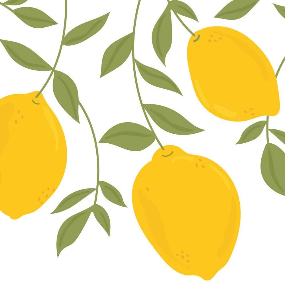 Lemons - Evening Invitation & Information Card Suite