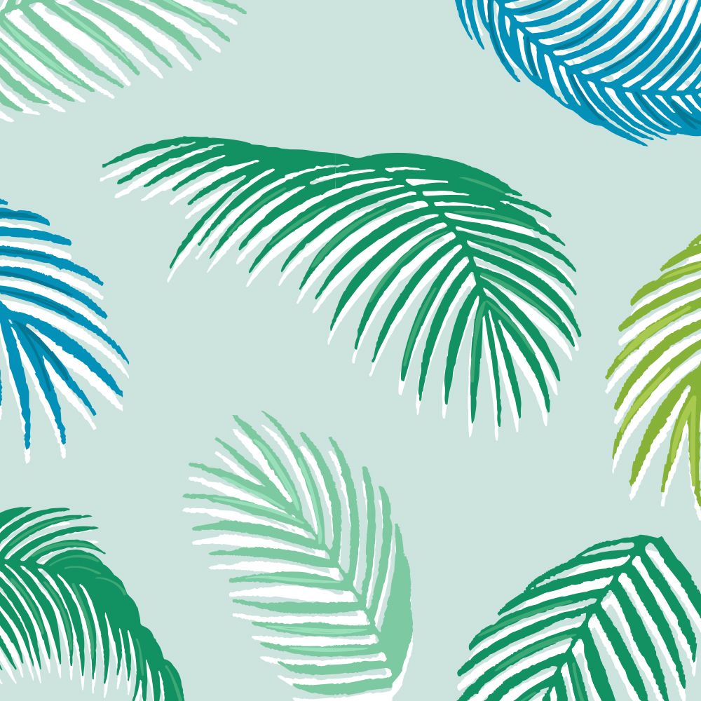 Tropical Fern - Table Plan