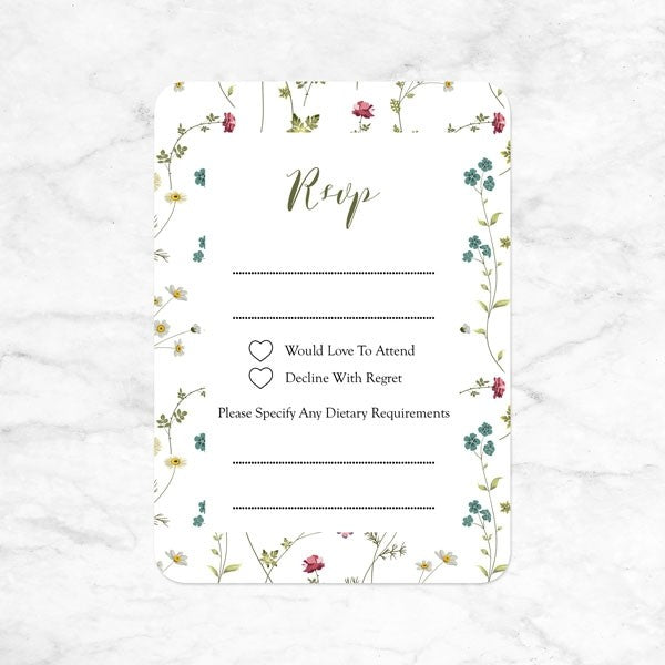 Botanical Heart - Boutique Wedding Invitation & RSVP