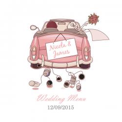 Wedding Car Wedding Menu