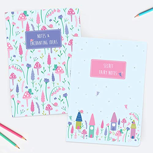 Fairy Garden - A5 Exercise Books - Pack of 2