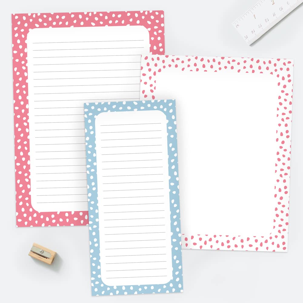 Dotty about Paper Pinking Out Loud - Notepads – Pack of 3