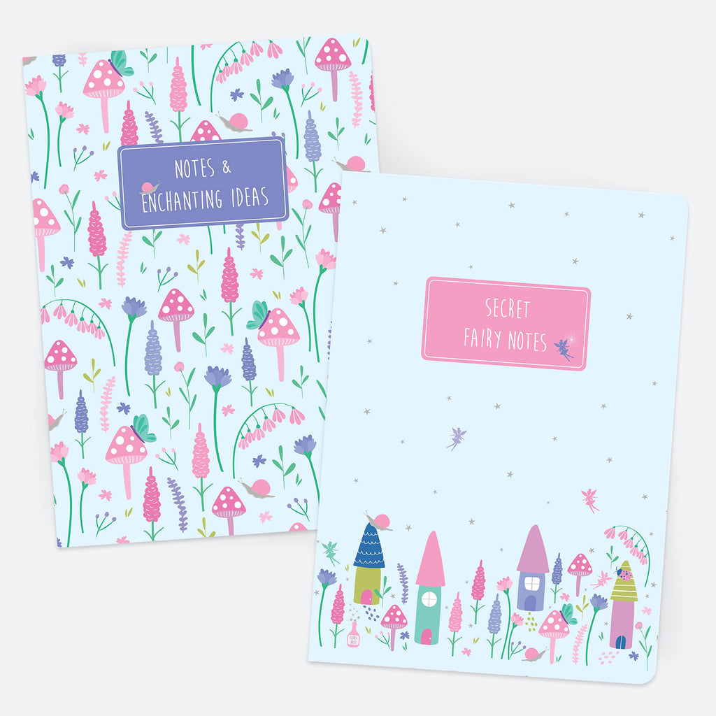 Fairy Garden - A5 Exercise Books - Pack of 2